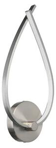 STENSKA SVETILKA 1xLED 12W, NIKEL-MAT/BELA PALOZZA 98889