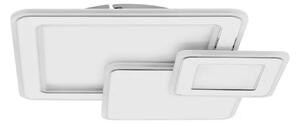 STROPNA SVETILKA 1xLED 50W, 5000lm, ZATEMNLJIVA BELA, 480X480, BELA/JEKLO/PLASTIKA M 99398