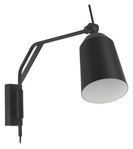 STENSKA SVETILKA 1xE27 ČRNO/BELA LORETO 900157