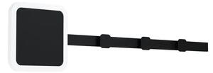 STENSKA SVETILKA 1xLED 7,8W, Z OBEŠALNIKOM, ČRNE RAZLIKE, CARTIGNANO 99595