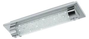 STROPNA SVETILKA 1xLED 8W, 1100lm, IP44, KROMIRANA/KRISTALNA TOLORICO 97054