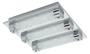 STROPNA SVETILKA 3x LED 3X7W, 3X1000lm, IP44, KROMIRANA/KRISTALNA TOLORICO 97056