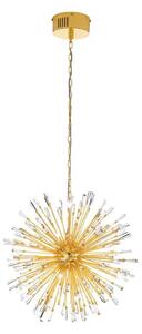VISEČA SVETILKA/21, LED 21X1,2W, PROM 680, ZLATA/KRISTALNA KROGLA VIVALDO 1 39255