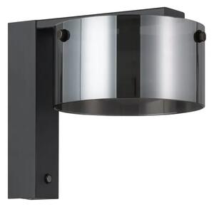 STENSKA SVETILKA 1xLED 1X7,2W, ZATEMNLJIVA Z DOTIKOM, ČRNO/ČRNO PROZORNO STEKLO COPILLOS 39876