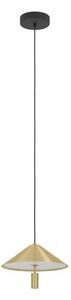 VISEČA SVETILKA 1xLED 1X12W, ČRNA/MEDENINA PARAGVAJ 390271