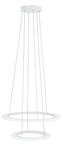 VISEČA SVETILKA 1x42,5W, PROM 600, 2 KROGA, ALU/AKRIL BELA PENAFORTE 39273