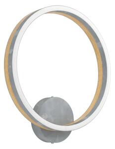 LED STENSKA SVETILKA 12W, 1700lm, P-300, LESENA/SIVA CADINARO 39897
