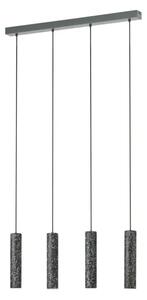 VISEČA SVETILKA 4xGU10, 4X4,5W, D-840, ANTRACIT/ČRNA/BELA MENTALONE 39822