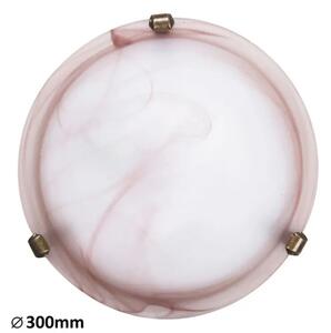 ALABASTER STROPNA SVETILKA E27 1X MAX 60/TOBAK ALABASTER STEKLO/IP20 RA3253