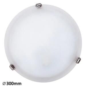 STROPNA SVETILKA ALABASTER E27 1X MAX 60/BELO STEKLO ALABASTER/IP20 RA3202