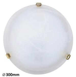 STROPNA SVETILKA ALABASTER E27 1X MAX 60/BELO STEKLO ALABASTER/IP20 RA3201