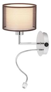 STENSKA SVETILKA ANASTASIA E27 1X MAX 60 + LED 1/KROM/IP20/85lm RA2629