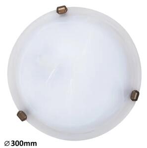 STROPNA SVETILKA ALABASTER E27 1X MAX 60/BELO STEKLO ALABASTER/IP20 RA3203