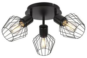 BELI REFLEKTOR E27 3X MAX 40/ ČRNA/ IP20 RA3536