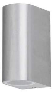 ZUNANJA STENSKA SVETILKA CHILE GU10 2X MAX 35/STRUŽENI ALUMINIJA/IP44 RA8034