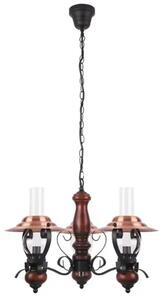 LESTENEC ENNA E14 3X MAX 40/ČRNA/IP20 RA7860