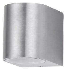 ZUNANJA STENSKA SVETILKA CHILE GU10 1X MAX 35/STRUŽENI ALUMINIJA/IP44 RA8020