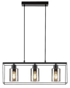 CHADWICK VISEČA SVETILKA E27 3X MAX 25/ČRNA/IP20 RA72033