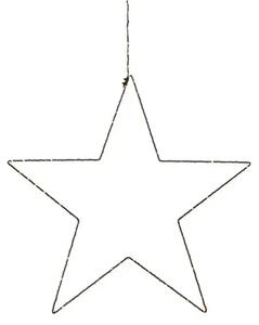 ALFA VISEČA SVETILKA ZVEZDA 45 cm ČRNA 200 x 0,03 W/LED/0,3 m MA705826