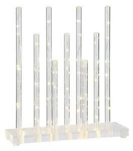 SVEČNIK BLISS CEVNI PROZOREN/KROMIRAN 0 LED 2m MA706097