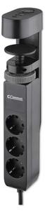 235-130 3-PALČNA NAMIZNA VTIČNICA, USB A+CL=1,4 M, H05VV-F 3G1,5 / 1,4 M 3856024407410