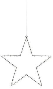 WIVI VISEČA SVETILKA ZVEZDA ČRNA 50 cm 80 LED DIOD MA704851
