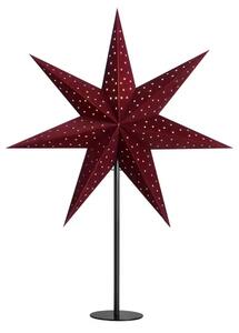 Namizna svetilka CLARA STAR RDEČA 45 cm 1x25W/E14/2,5 m MA705178