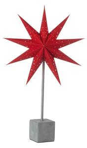 TRDA NAMIZNA SVETILKA STAR 58 cm RDEČA 1/E14/2 m MA702223