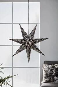 VISEČA SVETILKA KARLA STAR 75 ČRNA 1x25W/E14/2,5m MA704877