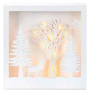 FOLKABO STENSKA DEKORACIJA Gozd BELA 20x0,06W/LED/1,5m MA705026