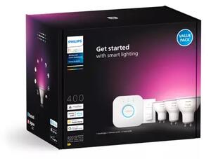 PHILIPS HUE GU10 KOMPLETNI MOSTIČEK + PAMETNO STIKALO + 3 ŽARNICE 8720169254503