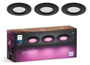 VGRADNA SVETILKA PHILIPS HUE WAC SLIM 90 3x ČRNA RGBW 8720169264793