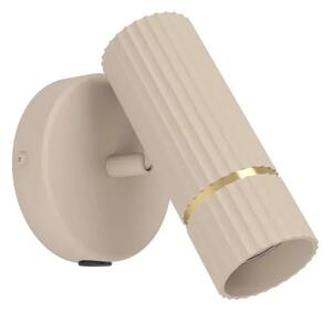 STENSKA SVETILKA 1xLED GU10.5W, PEŠČENA BARVA/MEDENINA CAMINIA 901153