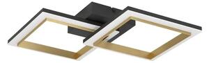 STROPNA SVETILKA 1xLED 12W, ČRNA/MEDENINA/BELA CALLIERA 901225