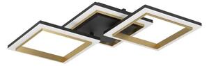 STROPNA SVETILKA 1xLED 20W, ČRNA/MEDENINA/BELA CALLIERA 901222