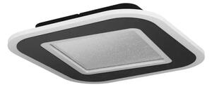 STENSKA SVETILKA 1xLED 20W, ČRNO/BELA KRISTALNI UČINEK MACCHIONI 901241