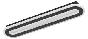 STENSKA SVETILKA 1xLED 20W, ČRNO/BELA KRISTALNI UČINEK MACCHIONI 901243