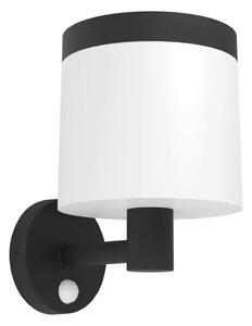 ZUNANJA SONČNA STENSKA SVETILKA 1xLED 7,5W, SENZOR, ČRNO/BELA 901076
