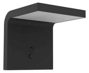ZUNANJA SONČNA STENSKA SVETILKA 1xLED 6W, SENZOR, ČRNO/BELA SPIANTE 901082