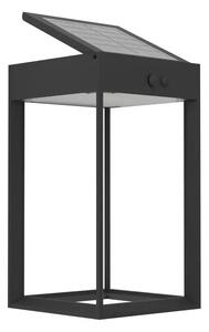 ZUNANJA SONČNA STENSKA SVETILKA 1xLED 6W, S SENZORJEM, ČRNA SUZZARA 901083