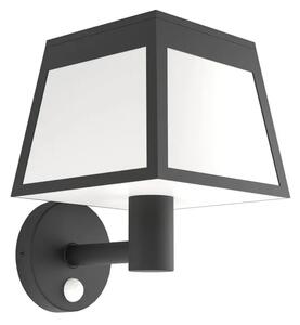 ZUNANJA SONČNA STENSKA SVETILKA 1xLED 7,5W, SENZOR, ČRNO/BELA ALTILIA 901073
