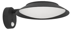 ZUNANJA SONČNA STENSKA SVETILKA 1xLED 7W, S SENZORJEM, ČRNO/BELA CERRISI 901079
