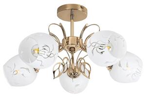 STROPNA SVETILKA FAUNA E27 5X MAX 40/ZLATA/IP20 RA5099