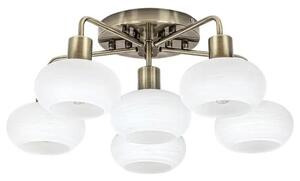 STROPNA SVETILKA SORINA E14 6X MAX 40/ANTIČNA MEDENINA/IP20 RA3918