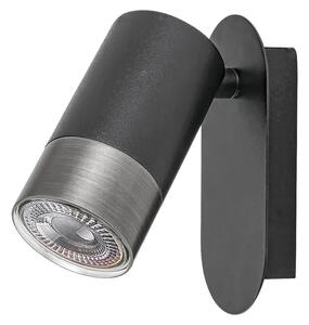 STENSKA SVETILKA ZIRKON GU10 1X MAX 5/MAT ČRNA/IP20 RA5069