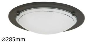 STROPNA SVETILKA UFO E27 1X MAX 60/ ČRNA/ IP20 RA5103