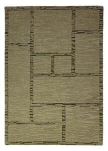 Zelena ročno tkana volnena preproga 140x200 cm Harris Modula Wool – Flair Rugs