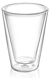 Kozarec z dvojno steno, Steklo, 250ml