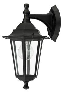 VELENCE ZUNANJA STENSKA SVETILKA E27 1X MAX 60/ ČRNA/ IP43 RA8202