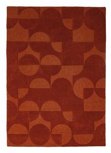 Ročno tkana volnena preproga v barvi terakote 120x170 cm Gigi – Flair Rugs